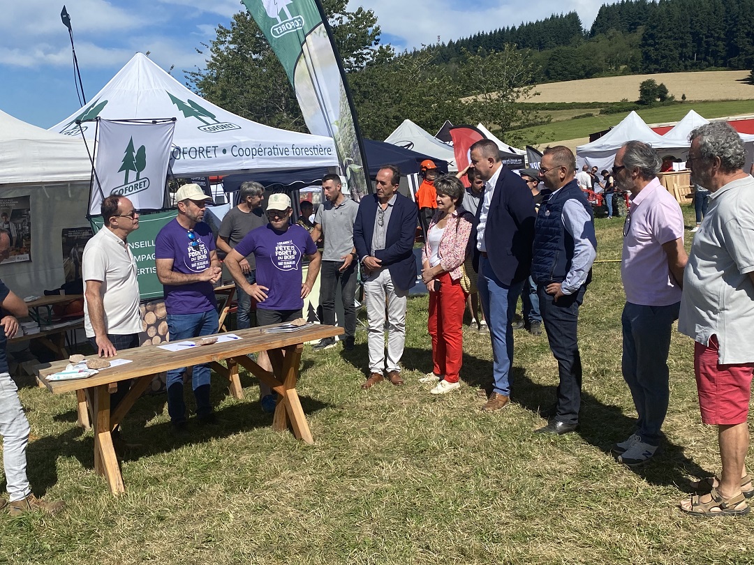 Le stand coforet où nous avons signer la convention